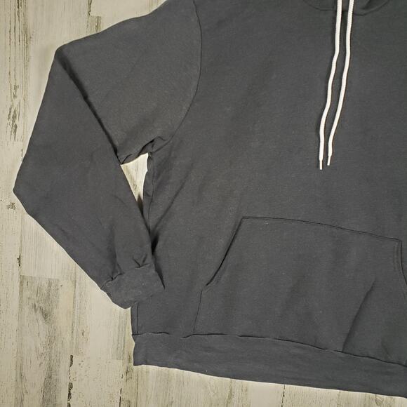 NWOT Bella + Canvas Heather Black Fleece Pullover Hoodie Women's Unisex Size XL - Picture 3 of 9
